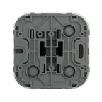 Выключатель одноклавишный, наружный, 10А, белый