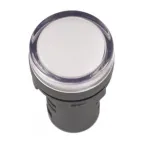 Лампа сигнальная AD-22DS 22мм белая светодиодная 24В