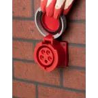 Розетка стационарная внутренняя 3252 3Р+РЕ+N 32А 380В IP67 PROxima