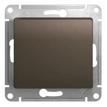 Glossa Шоколад Выключатель 1-клавишный сх.1, 10AX | GSL000811 | SE