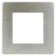 Рамка для розеток и выключателей Серия 12 12-5101-04 на 1 пост, Сатин, шампань