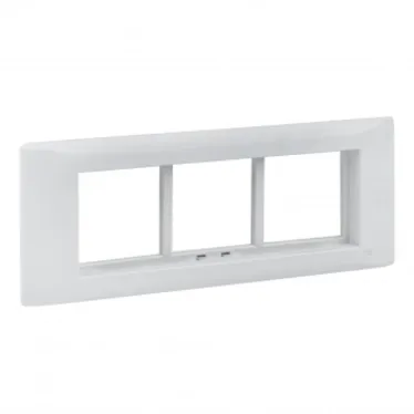 Рамка+суппорт на 6 модулей (3 поста) C-Line