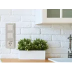 Выключатель одноклавишный с подсветкой/индикацией - Legrand Inspiria - 10А 250В безвинтовые зажимы - слоновая кость