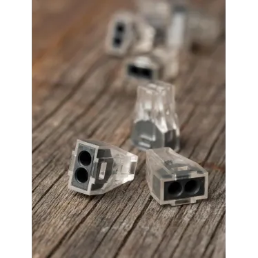 Клемма строительно-монтажная СМК модель 102 2 отверстия 1.0-2.5мм2 (100шт) PROxima