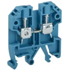 Клемма винтовая КВИ-4мм2 синяя