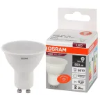 Лампа светодиодная LED 10 Вт GU10 4000К 800Лм спот 220 В (замена 75Вт) OSRAM