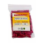 Клемма плоская полностью изолир РППи-м 1.5-(4.8) РпИмп 1,25-5-0,8 гнездо 5.6 мм 0.5-1.5 кв мм, REXANT