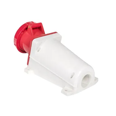 Розетка кабельная 63А 3Р+Е IP67 на поверхность 380В 134