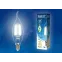Лампа светодиодная LED-CW35-7,5W/NW/E14/CL GLA01TR LED. "свеча на ветру", прозр серия Air. 4000K | UL-00003296 | Uniel