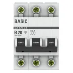 Автоматический выключатель 3P 20А (B) 4,5кА ВА 47-29 Basic
