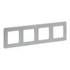 Рамка 4 поста INSPIRIA алюминий