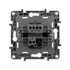 Выключатель одноклавишный, белый винтовые зажимы 10АХ