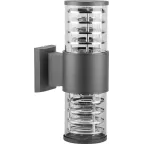 Светильник НБУ-2х60w вверх/вниз Е27 IP54 серый