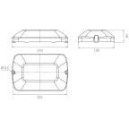 Светильник светодиодный  Луна 25/3000 3000лм 25Вт 4000K IP65 80Ra| DL25-4K | Diora