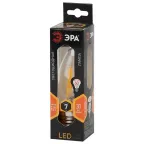 Лампа светодиодная филаментная F-LED B35-7W-827-E27 (филамент, свеча, 7Вт, тепл, E27 (10/100/2800)