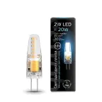 Лампа светодиодная LED 2Вт G4 12В 4100К | 207707202 | Gauss