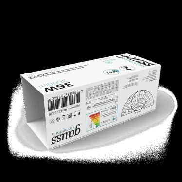 Светильник промышленный линейный ДСП 36 Вт 3600 лм 4000К AC 220В IP65 1200х58х60мм ССП-176 матовый Elementary Gauss