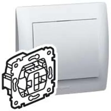 Galea Life Механизм выключателя одноклавишного с подсветкой PRO21