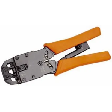 Инструмент обжимной для RJ-45 RJ-12 RJ-11 с фиксацией рукоятки