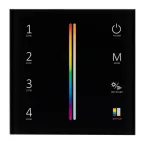 Панель Sens SMART-P55-MULTI Black (3V, 4 зоны, 2.4G) | 028310 | Arlight