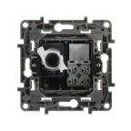 ETIKA Розетка телефонная+компьютерная RJ11+RJ45 категория 5 UTP белая