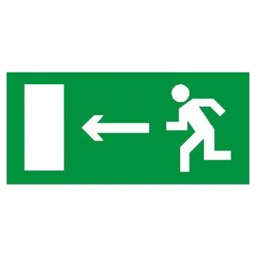 Пиктограмма (Наклейка) ПЭУ 001/002 Выход налево/направо (260х130) РС-M /комплект, 2шт./ для MIZAR STANDARD | 2502002820 | Световые Технологии