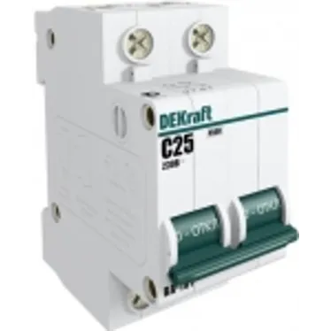 Выключатель автоматический двухполюсный 6А С ВА-101 4.5кА