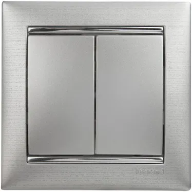 VALENA Рамка 1 пост матовый алюминий