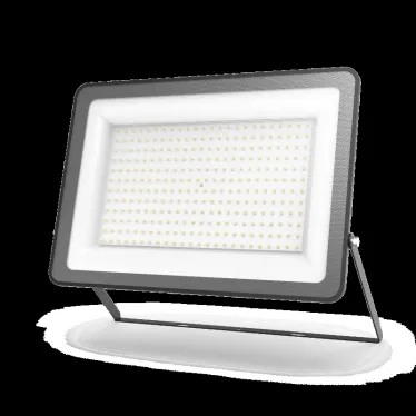 Прожектор светодиодный ДО 200 Вт 24000 лм 6500К AC 220В IP65 290х32х400мм матрированное закаленное стекло Qplus Gauss