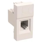 Розетка компьютерная RJ45 UTP категория 5e 1 модуль