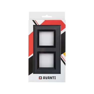 Рамка из металла, ''Avanti'', графитовая, 4 модуля