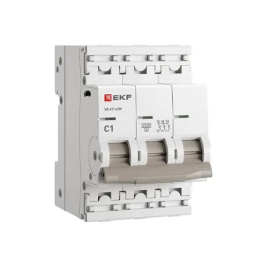 Автоматический выключатель ВА 47-63N 3P 1А (C) 4,5 кА PROXIMA