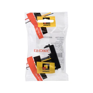 Avanti HDMI розетка ''Черный квадрат'' модульная, тип А-А, 1 модульная