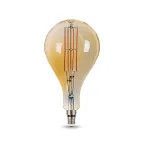 Лампа светодиодная LED Vintage Filament A160 8W E27 160*300mm Amber 780lm 2400K 1/6 | 149802008 | Gauss