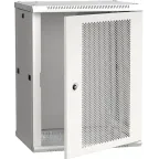 Шкаф LINEA W 15U 600x450 мм дверь перфорированная RAL7035