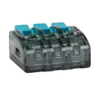                  Клемма строительно-монтажная OptiKit СМК 221-413 с рычагом 3 отверстия 0,2-2,5(4,0)мм2
               