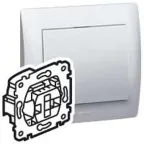 Galea Life Механизм выключателя одноклавишного с подсветкой PRO21