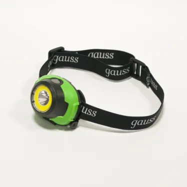 Фонарь светодиодный налобный 4 Вт 230 лм Черный IP42 на батарейках 3xААА GFL Gauss