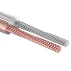                  Кабель акустический 2х2.50 мм прозрачный SILICON. мини-бухта 10 м,
               