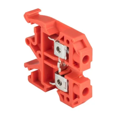 Клемма винтовая JXB- 6мм.кв красная