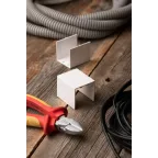 Соединитель (25х25) (4 шт) Plast PROxima белый