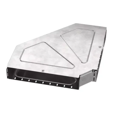 Угол горизонтальный 90 градусов с крышкой Стандарт 500х100