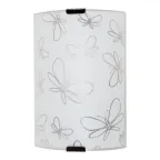 Светильник НББ-21-60 М21 Бабочки 150х220 матовый белый/клипсы штамп металлик индивидуальная упаковка