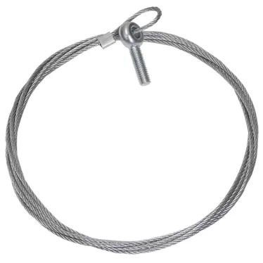 Трос стальной с рым-болтом М8 2м