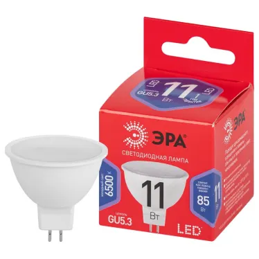 Лампа светодиодная LED 11 Вт 880Лм 6500К софит холодный GU5.3 220-240В LED MR16-11W-865-GU5.3 Red Line