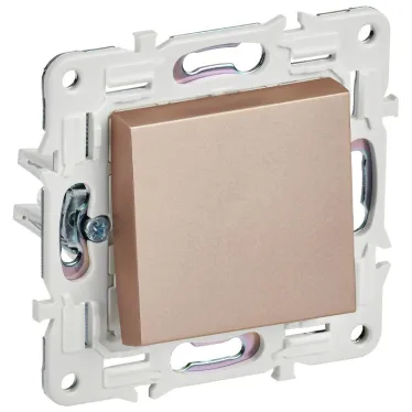 SKANDY Выключатель 1-клавишный 10А SK-V01Sa песочный IEK