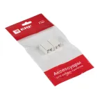 Соединитель (15х10) (4 шт) Plast PROxima белый