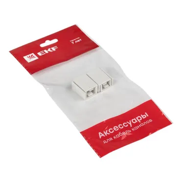 Соединитель (15х10) (4 шт) Plast PROxima белый