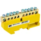 Шина PE земля на DIN-изоляторах ШНИ-8х12-10-Д-Ж