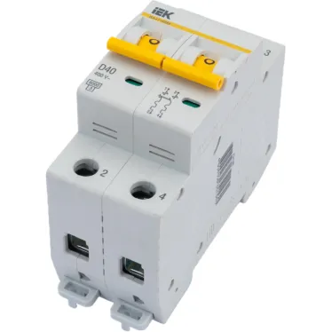 Выключатель автоматический ВА47-60M 2Р 40А 6кА D